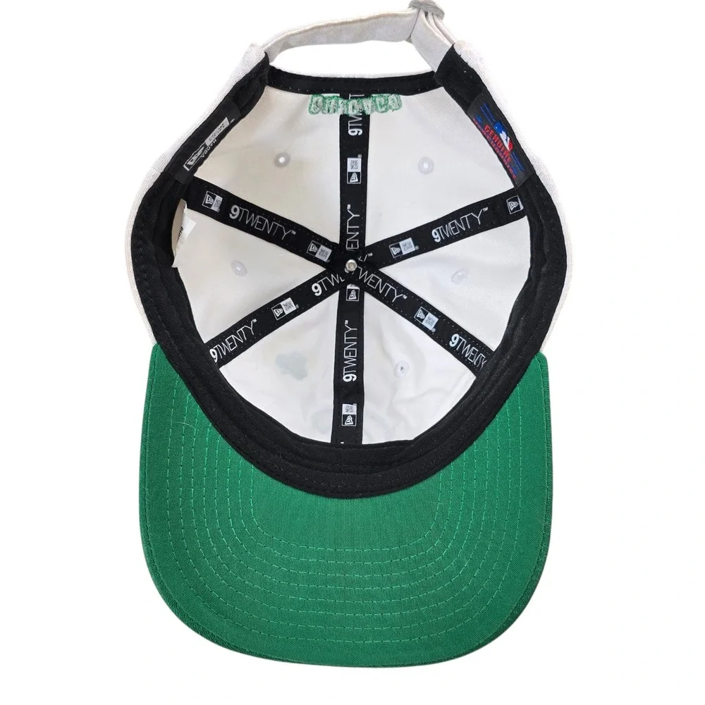 New Era Chicago Cubs Hat Youth White Green 9TWENTY Shamrock Baseball Cap